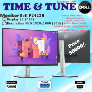 Dell 24 Monitor - P2422H - Full HD 1080p, IPS Technology, ComfortView Plus Technology